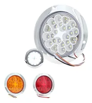 Comprar Plafon 32 Led Redondo 4 Pulgadas Alta Baja Estrobo 12-24v F1