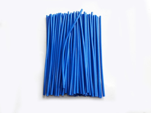 Imagen 1 de 2 de Cubre Rayos Motos Universal Flexibles Azul En Xero Racing