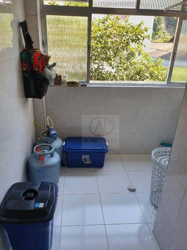 Imagem 17 de 19 de Apartamento Com 2 Dormitórios, 2 Banheiros E 1 Vaga Fechada À Venda, 80 M² Por R$ 375.000 - Marapé - Santos/sp - Ap10725