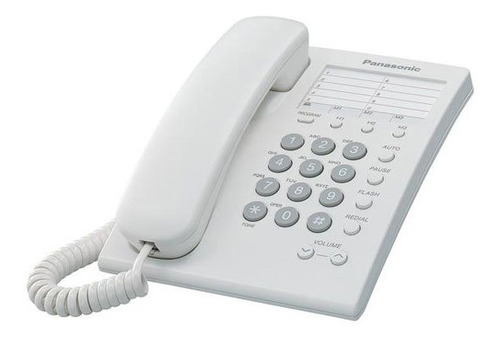 Telefono Alambrico Panasonic Ts550mew Para 1 Linea 1 Pieza