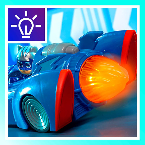 Pj Masks Cat Racer Con Luces Y Sonidos
