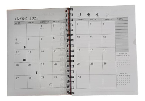 Planificador Libreta Personalizado, Con Agenda Y Almanaque