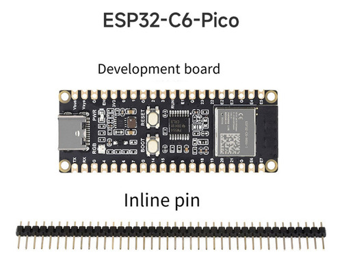 Microcontrolador Wifi 6 De La Placa De Desarrollo Esp32-c6-p