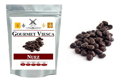 1 Kg Nuez Pecana Cubierta Con Chocolate Sin Azúcar