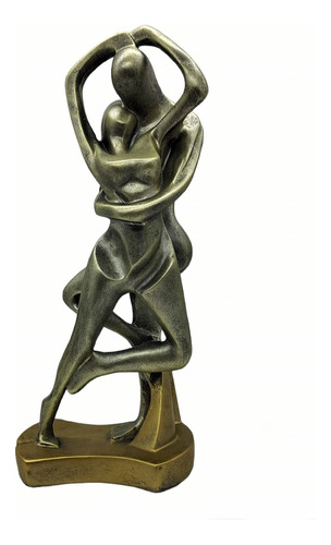 Escultura De Pareja Entrelazada ( Feng Shui Deseo ) 35cm 