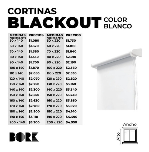 Cortinas Rollers Lisos - Medidas Prontas Para Entregar