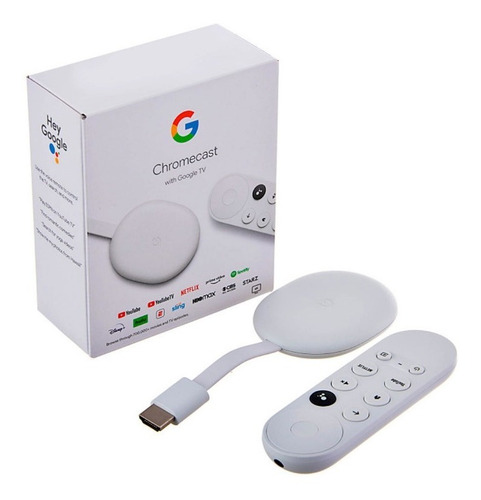 Google Chromecast 4 Tv Cuarta Generación 4k Hd Ultimo Modelo