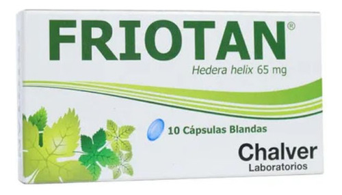 Friotan Hedera Helix 65 Mg Chalver Caja X 10 Cápsulas