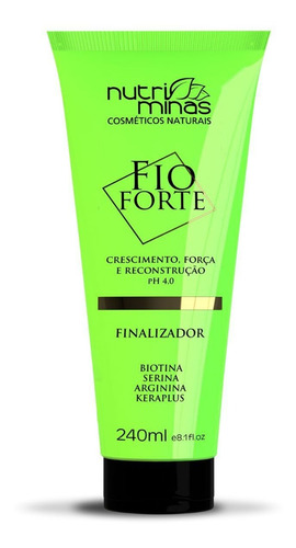 Finalizador Fio Forte Nutriminas Crescimento Força 240ml