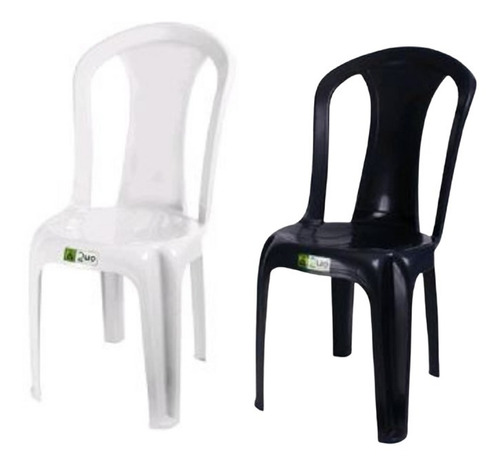 Cadeira De Plástico Resistente Área De Lazer Cor Branca
