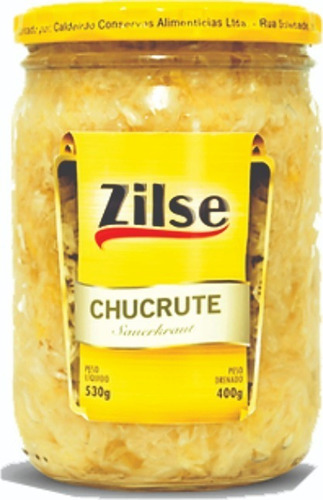 15 X Chucrute Zilse 530 G Líquido 400 G Drenado