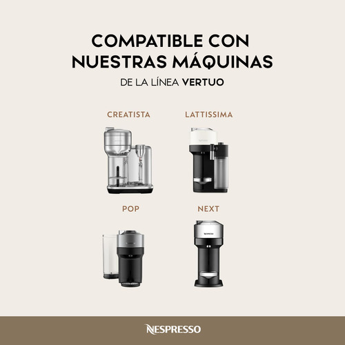 7 Cápsulas Nespresso Vertuo Carafe Estilo Filtrado