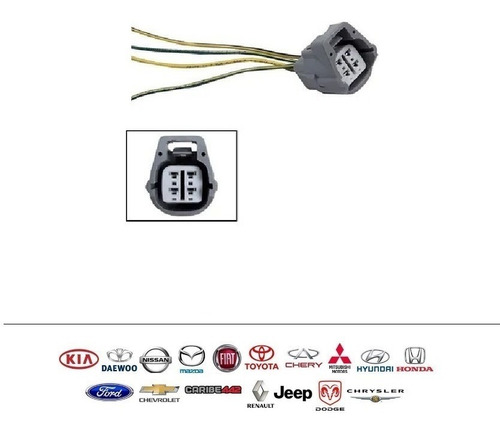 Conector Aire Acondicionado Toyota Land Cruiser 4 Pines