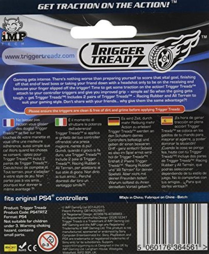 Snakebyte Trigger Treadz, Paquete Original De 4 Para (ps4),