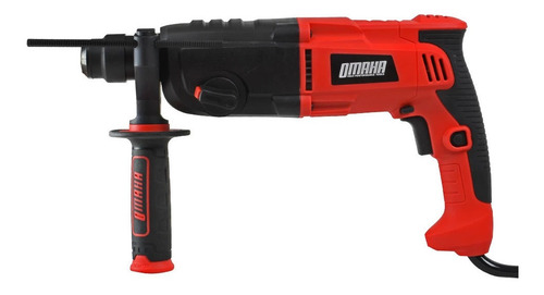 Rotomartillo electroneumático Omaha RM-26PLUS rojo frecuencia de 50Hz con 1050W de potencia 220V-230V