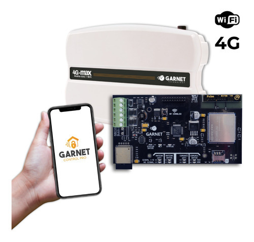 Comunicador 4g Max G 4g Ip Wifi Sms Chip Celular Alarma