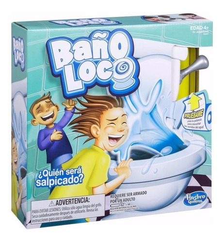 Juego Baño Loco Hasbro Quien Sera Salpicado? Mundo Manias