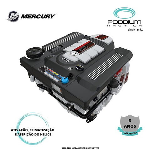 Motor Mercruiser V6 270 Dts Bravo 3xr Poddium Náutica