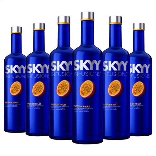 Vodka Skyy Maracuya Infusions Passion Fruit Saborizado X6 