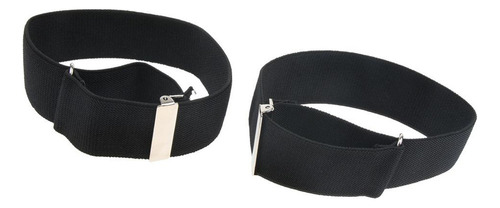 3x Ajustable Antideslizante Elástico Camisa Mangas Soporte