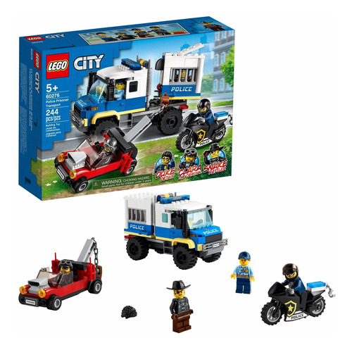 Lego City Police Prisoner Transport 60276 Kit De Cons Fr32ee