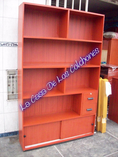 Librero Grande Con 2 Cajones 1..10x0.23x1.87 Articulo Nuevo