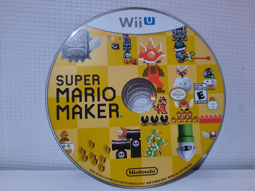 Super Mario Maker Wii U Solo Disco No Caja No Manual No Rydo