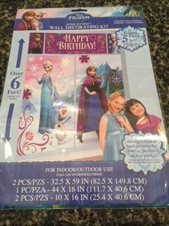 Kit Festa Frozen - Importado E Original - 05 Itens