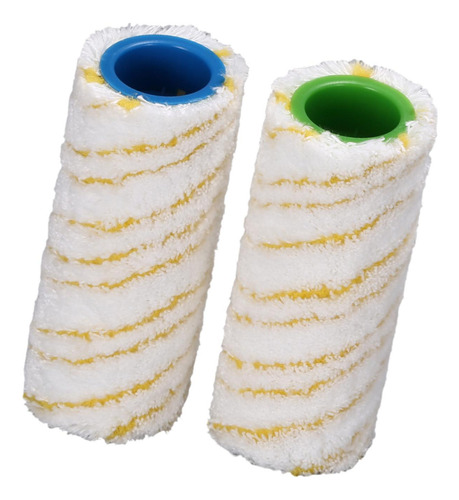 2pcs Rodillos De Microfibra Suministros De Rodillo Amarillo