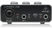 Comprar Behringer Um2 Interfaz Audio 2 In\u002F 2 Out 1 Mic Xenyx 48khz