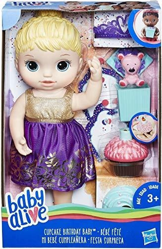 Baby Alive Cupcake Cumpleaños Bebé (rubia)