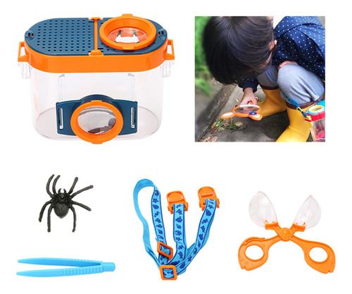 N Visor De Insectos Kit De Observación De Lupa De Insectos