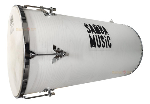 Tantam Samba Music Madeira 70x14 Pvc Branco Wood 6 Afinações