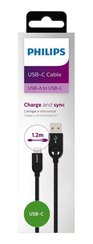 Cabo Usb/tipo-c Original Da Philips 1.2m