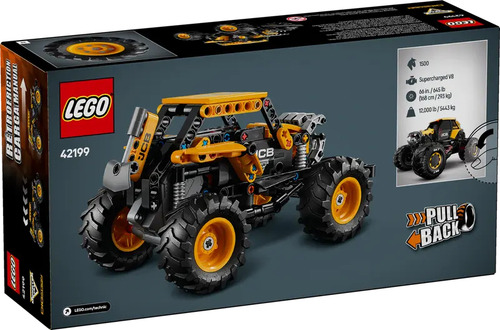 Kit de construcción Lego Technic Monster Jam DIGatron Retroceso 42199