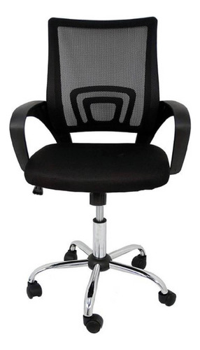 Silla Ejecutiva De Oficina Ergonomica Estilo Moderno Negro