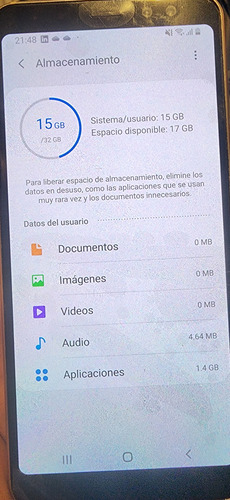 Samsung Galaxy A8 (2018) 32 Gb Dorado 4 Gb Ram (Usado)