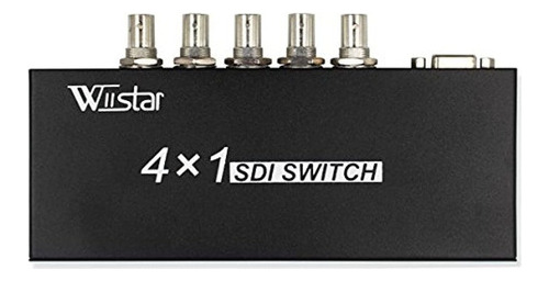 Wiistar 4x1 3gbs Sdi Switcher Con Reclock Technology Admite