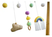 Comprar Gimnasio Bebe Nordico Montessori Madera Arcoiris Crochet