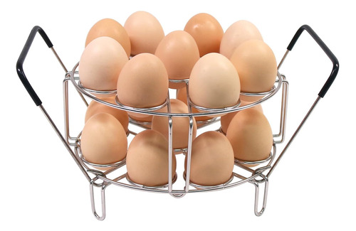 Estante Apilable Para Cocinar Huevos Con Asas De Silicona Re