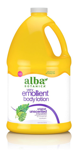 Alba Botanica Loción Corporal Muy Emoliente, Original Sin Pe