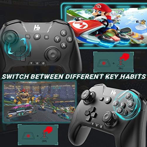 Paquete De Controladores De Juegos Inalámbricos Happydo: Erg