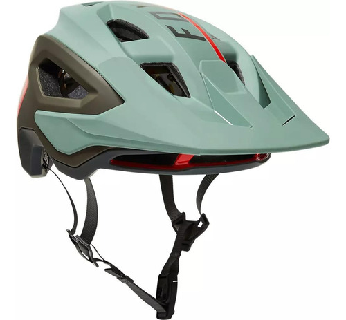 Casco Profesional Fox Racing Speedframe Pro Blocked Verde