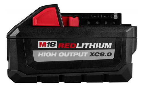 Bateria 18v 8.0ah M18 Redlithium High Output Milwaukee