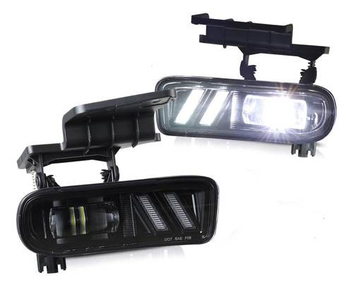 Drfg Luz Antiniebla Led Con Drl Compatible Con Chevy Silvera