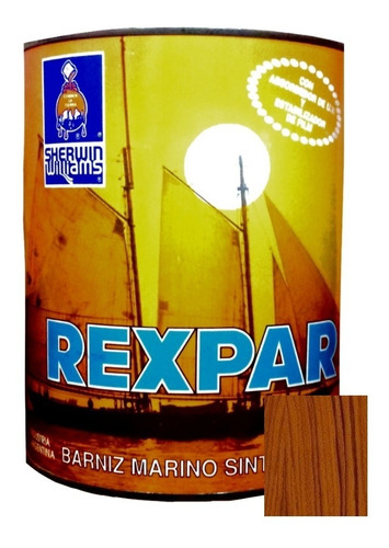 Barniz Rexpar Caoba Sherwin Williams 4 Lt Solo Envio