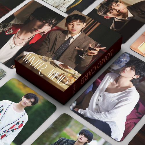 55pcs-v Kim Taehyung Winter Ahead Tarjeta White Winter