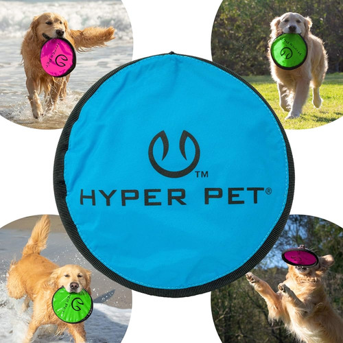 Hiper Pet Flippy Flopper Dog Frisbee Juguetes Interactivos P