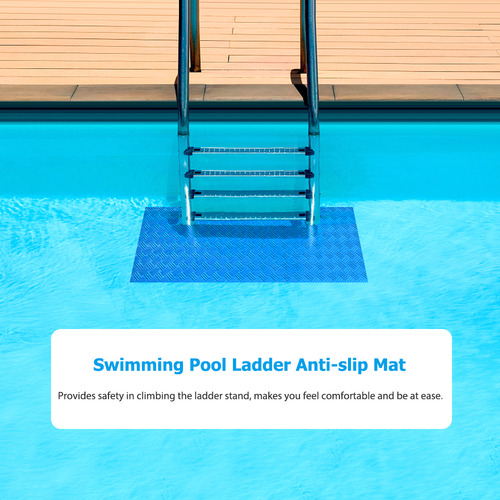Alfombra Antideslizante Para Escaleras De Piscina, 36 X 9 Cm