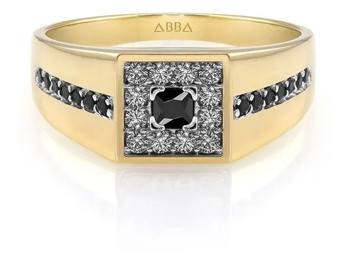 Anillo de oro 10k para hombre best sale